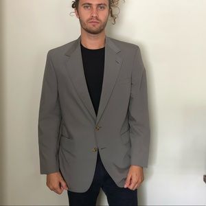 LL bean forest green suit jacket 40L